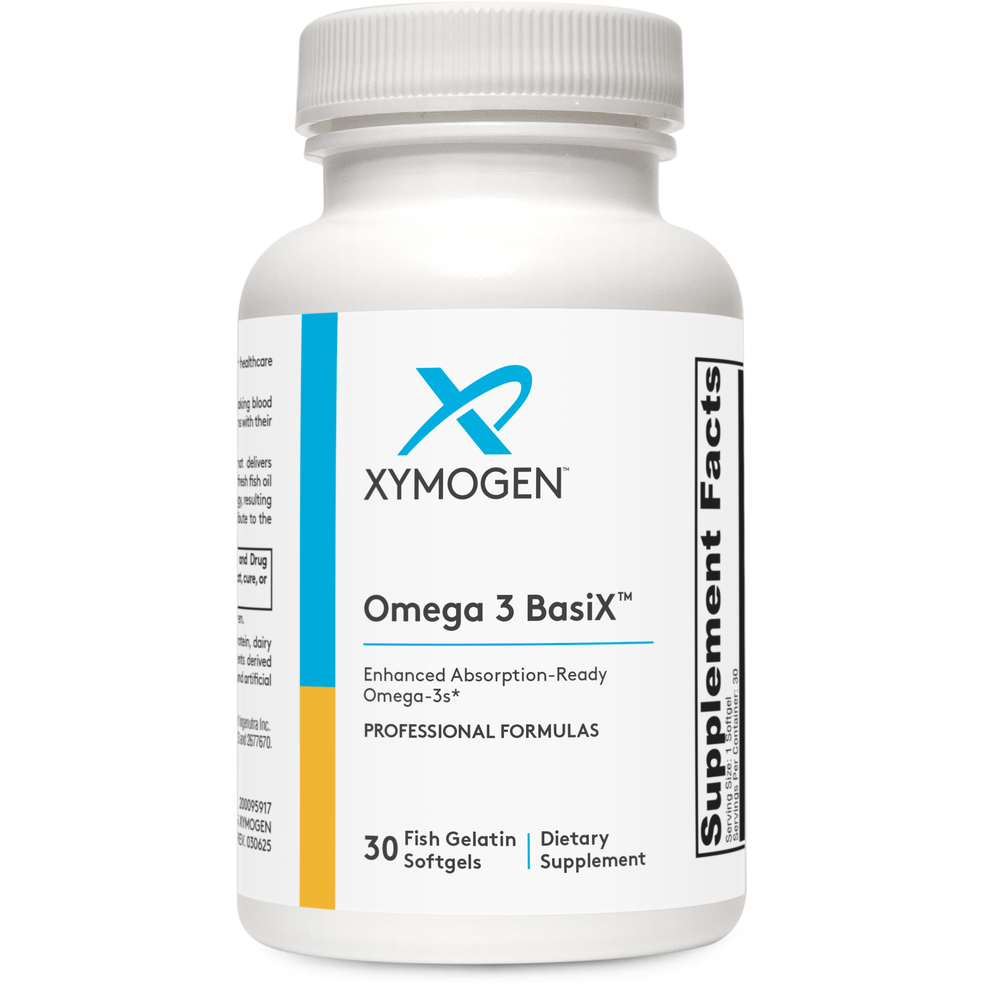 トリートメント INJUV OMEGA-3 Omega 3 BasiX™ 30 Softgels | XYMOGEN